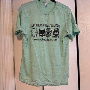 Green Superheroes Wear Masks T-Shirt